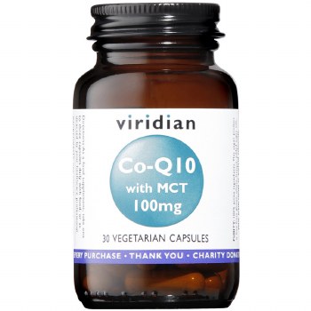 Viridian | Co-Q10 100mg with MCT | 30 Capsules