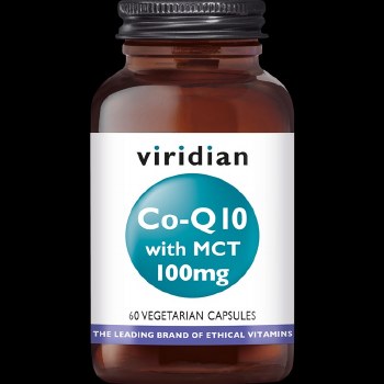 Viridian | Co-Q10 100mg with MCT | 60 Capsules