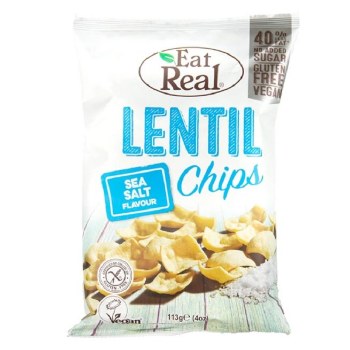 Eat Real Lentil Sea Salt Chips