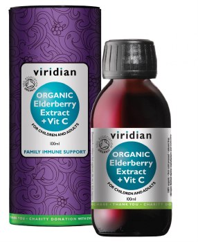 Viridian | Elderberry &amp; Vitamin C Syrup | 100ml