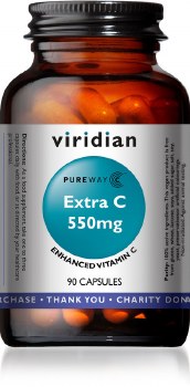 Viridian | Extra C 550mg | 90 Capsules