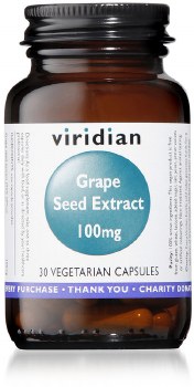 Viridian | Grape Seed Extract 100mg | 30 Capsules