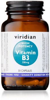 Viridian | Hi-potency Vitamin B3 | 30 Capsules