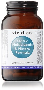 Viridian | High Five Multivitamin &amp; Mineral | 120 Capsules