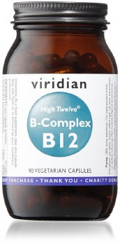 Viridian | High Twelve - B12 with B-complex | 90 Capsules
