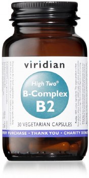 Viridian | High Two Vit B2 with B-complex | 30 Capsules