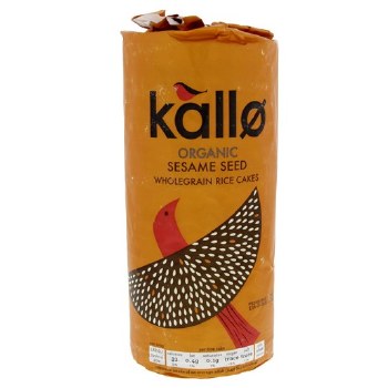 Kallo Og Thick Sesame Ricecake