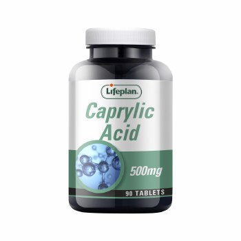 Lifeplan | Caprylic Acid 500mg | 50tbs