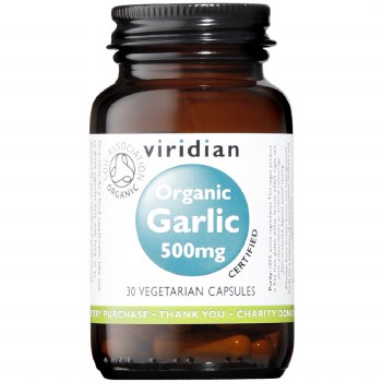 Viridian | Organic Garlic 500mg | 30 Capsules