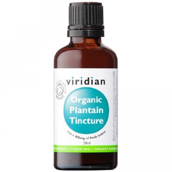 Viridian | Organic Plantain Tincture | 50ml
