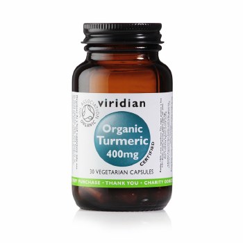 Viridian | Organic Turmeric 400mg | 30 Capsules