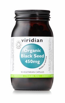 Viridian | Organic Black Seed 450mg | 30 Capsules