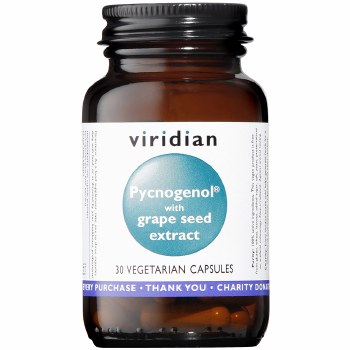 Viridian | Pycnogenol with Grape Seed | 60 Capsules