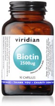 Viridian | Biotin 2500ug | 90 Capsules