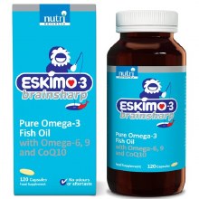 Eskimo | Brainsharp Omega-3 Fish Oil | 120 Capsules