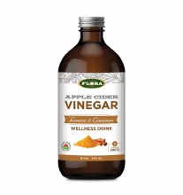Flora Apple Cider Vinegar | Tumeric and Cinnamon | 100ml
