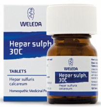 Weleda | Hepar Sulph 30c | 125 Tablets