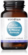 Viridian | High Five Multivitamin & Mineral | 30 Capsules
