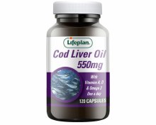 Lifeplan | One-a-day Cod Liver Oil | 550mg