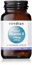 Viridian | Natural Vitamin E 400iu | 30 Capsules