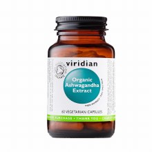 Viridian | Organic Ashwagandha Extra | 60 Capsules