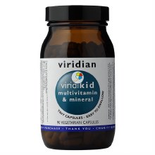 Viridian | Viridikid Multivitamin & Mineral | 90 Capsules