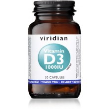 Viridian | Vitamin D3 1000iu | 30 Capsules