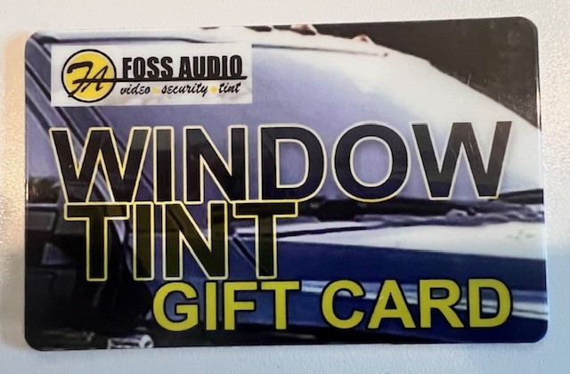 WINDOW TINT GIFT CARD