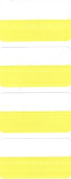 Bintag 2x1.125 W/Yellow CS Adh