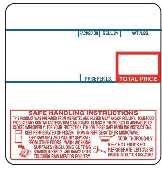CAS 8040 60MM Safe H Label CS