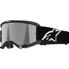 Alpinestars Vision 5 Goggles Corp Black w/Silver Mirror Lens