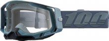 100% Racecraft 2 Goggle Battleship w/Clear Lens