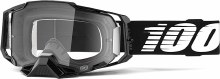 100% Armega Goggle Black w/Clear Lens