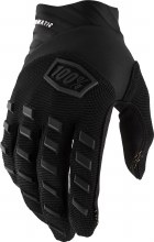 100% Airmatic Gloves Black/Charcoal Sm