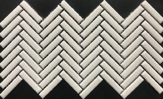 HERRINGBONE WHITE