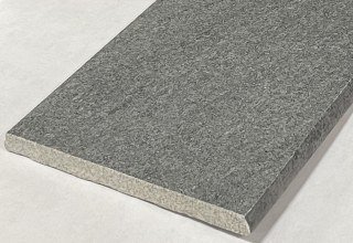 QUARTZITE - DARK GRAY 4X24 BULLNOSE