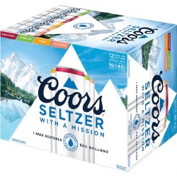 Coors Light Seltzer 12pk Can