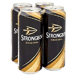 Strongbow Black 4pk Can