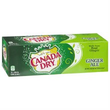 Canada Dry Ginger Ale 12 oz 12 Pack
