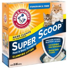 Cat Liter - Arm & Hammer Super Scoop Fragrance Free 20 lb