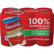 Juice - Campbell's Tomato 5.5 oz 6 ct