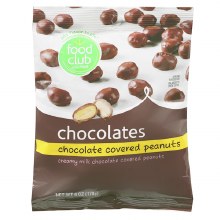 Chocolate Covered Peanuts - Food Club 6 oz