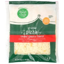 Cheese - Food Club Shredded Pizza 3 Cheese 2 lb