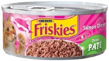 Cat Food - Friskies Pate Salmon Dinner 5.5 oz