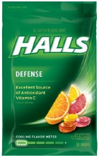 Cough - Halls Vitamin C Defense Citrus 30 ct