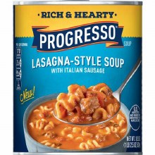 Soup - Progresso Lasagna Style Soup 16.5 oz