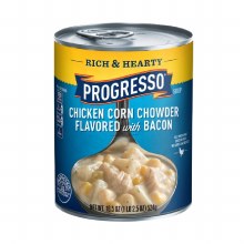 Soup - Progresso Chicken Corn Chowder w/ Bacon 18.5 oz