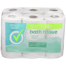 Bath Tissue - Simply Done 12 Double Rolls