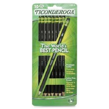 Pencils - Ticonderoga Black No 2 10 ct