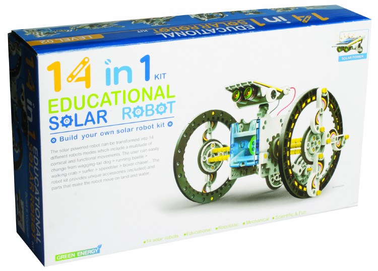14 in 1 solar robot